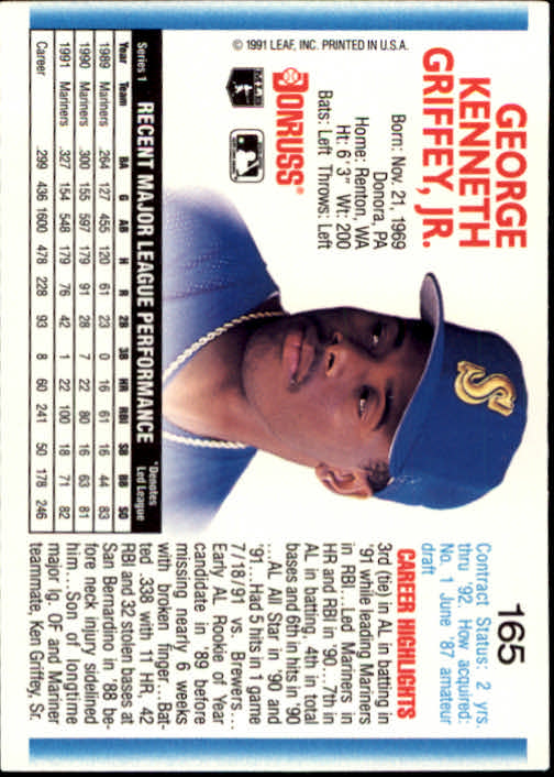 thumbnail 329 - A9587- 1992 Donruss Baseball Cards 1-250 +Rookies -You Pick- 10+ FREE US SHIP