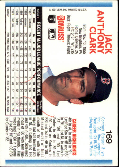 thumbnail 337 - A9587- 1992 Donruss Baseball Cards 1-250 +Rookies -You Pick- 10+ FREE US SHIP