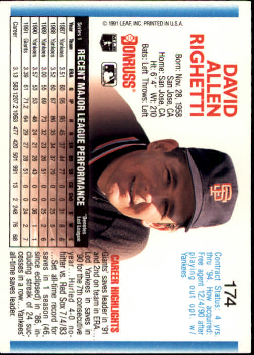 thumbnail 149 - 1992 Donruss Baseball Card Pick 101-284