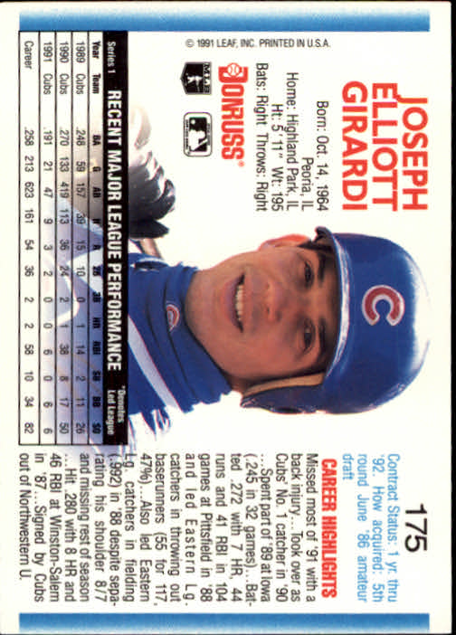 thumbnail 349 - A9587- 1992 Donruss Baseball Cards 1-250 +Rookies -You Pick- 10+ FREE US SHIP