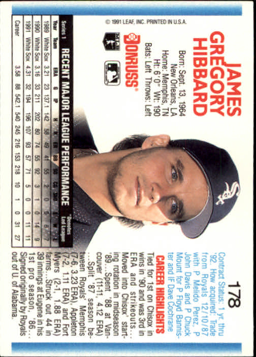thumbnail 355 - A9587- 1992 Donruss Baseball Cards 1-250 +Rookies -You Pick- 10+ FREE US SHIP