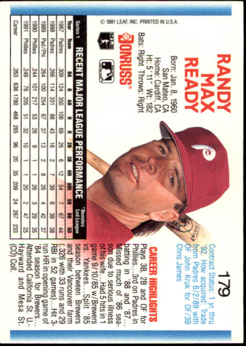 thumbnail 357 - A9587- 1992 Donruss Baseball Cards 1-250 +Rookies -You Pick- 10+ FREE US SHIP
