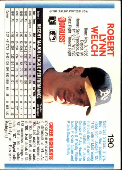 thumbnail 181 - 1992 Donruss Baseball Card Pick 101-284