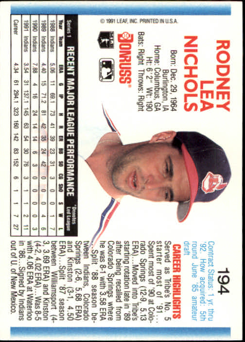 thumbnail 365 - 1992 Donruss Baseball (Pick Card From List)