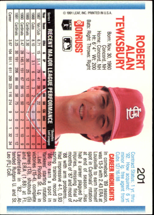 thumbnail 203 - 1992 Donruss Baseball Card Pick 101-284
