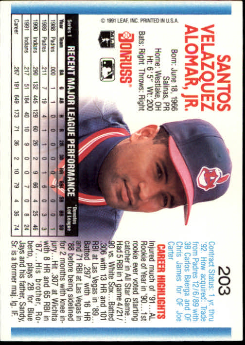 thumbnail 207 - 1992 Donruss Baseball Card Pick 101-284