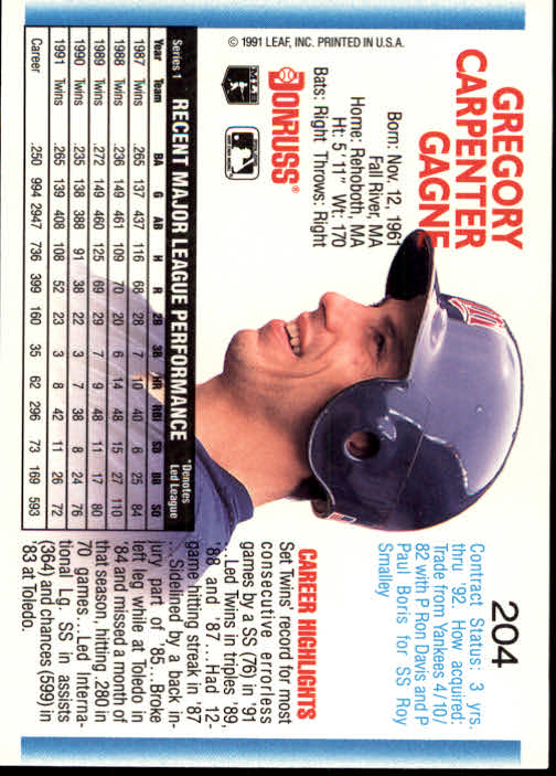 thumbnail 407 - A9587- 1992 Donruss Baseball Cards 1-250 +Rookies -You Pick- 10+ FREE US SHIP