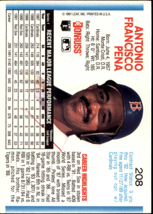 thumbnail 415 - A9587- 1992 Donruss Baseball Cards 1-250 +Rookies -You Pick- 10+ FREE US SHIP