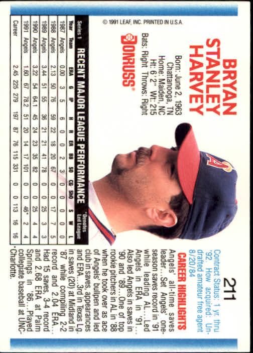 thumbnail 223 - 1992 Donruss Baseball Card Pick 101-284