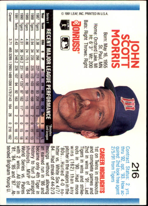 thumbnail 233 - 1992 Donruss Baseball Card Pick 101-284