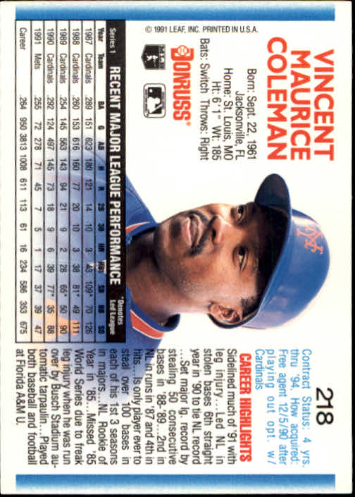 thumbnail 435 - A9587- 1992 Donruss Baseball Cards 1-250 +Rookies -You Pick- 10+ FREE US SHIP