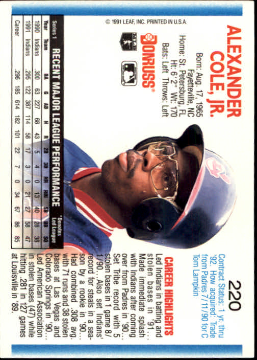 thumbnail 439 - A9587- 1992 Donruss Baseball Cards 1-250 +Rookies -You Pick- 10+ FREE US SHIP