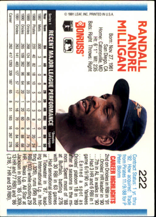 thumbnail 443 - A9587- 1992 Donruss Baseball Cards 1-250 +Rookies -You Pick- 10+ FREE US SHIP
