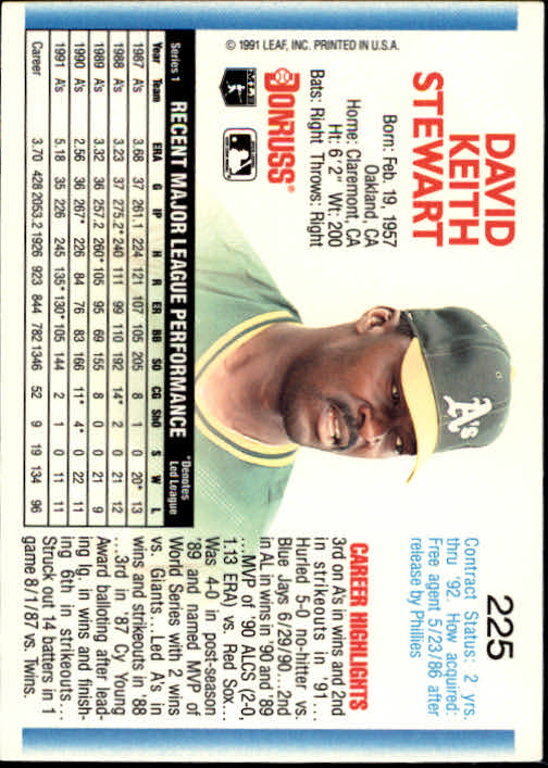 thumbnail 449 - A9587- 1992 Donruss Baseball Cards 1-250 +Rookies -You Pick- 10+ FREE US SHIP