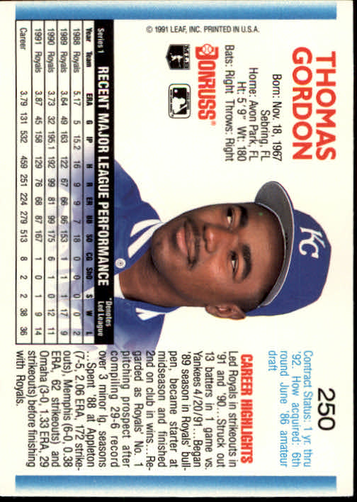 thumbnail 499 - A9587- 1992 Donruss Baseball Cards 1-250 +Rookies -You Pick- 10+ FREE US SHIP
