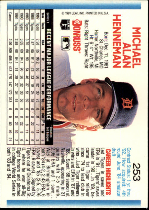 thumbnail 307 - 1992 Donruss Baseball Card Pick 101-284