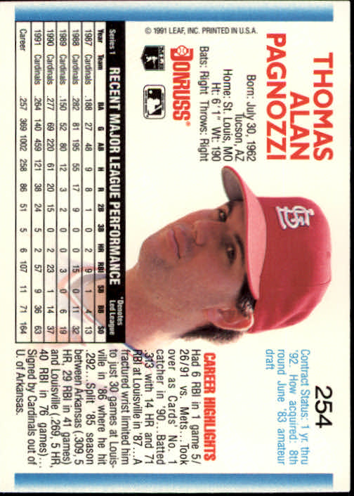 thumbnail 309 - 1992 Donruss Baseball Card Pick 101-284