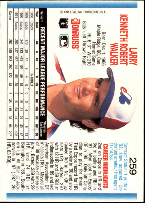 thumbnail 319 - 1992 Donruss Baseball Card Pick 101-284