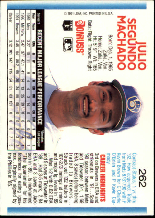 thumbnail 325 - 1992 Donruss Baseball Card Pick 101-284