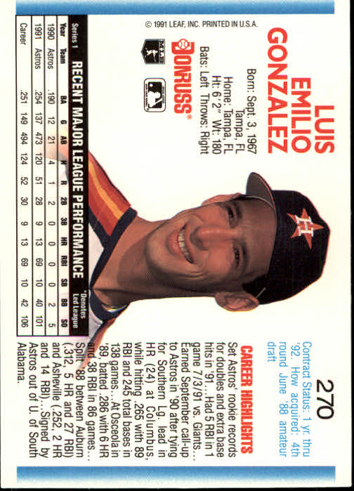 thumbnail 341 - 1992 Donruss Baseball Card Pick 101-284