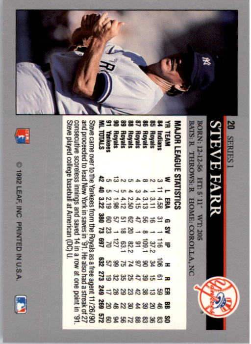 1992 Leaf Baseball Card Pick 1-100 - Picture 41 of 201