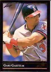 1992 Leaf Baseball "Black Gold" Parallel Cards #1 to #264 - Bild 112 von 262