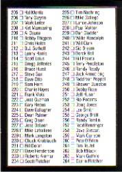 1992 Leaf Baseball "Black Gold" Parallel Cards #1 to #264 - Bild 196 von 262