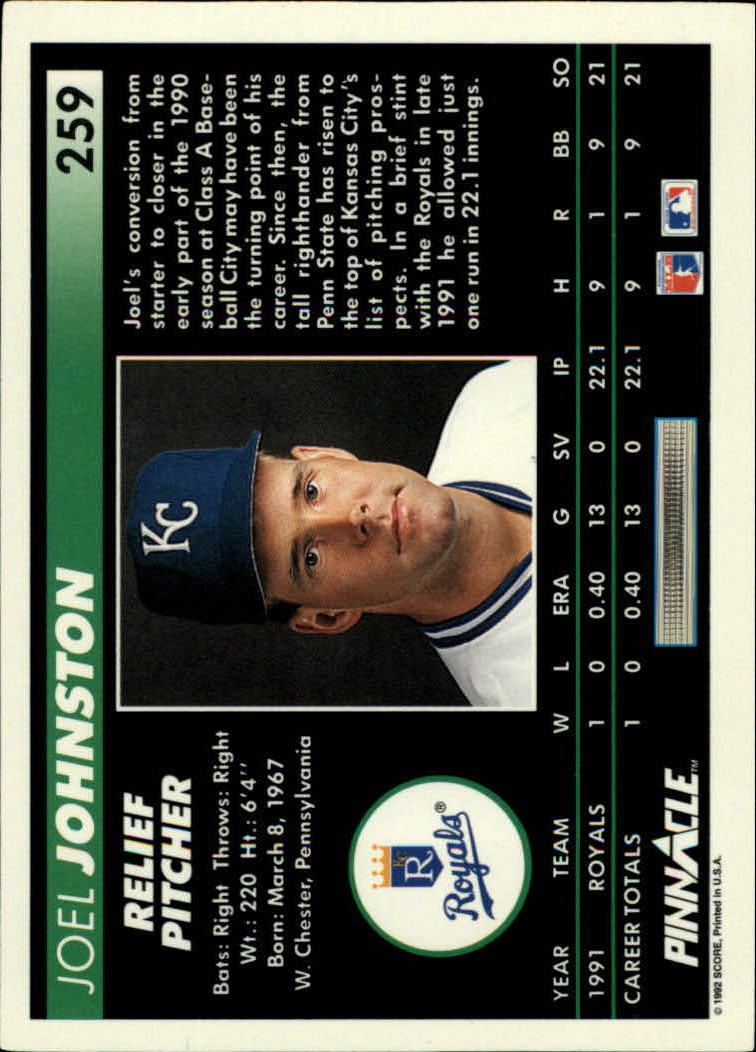 thumbnail 19  - 1992 Pinnacle Baseball Card Pick 251-500