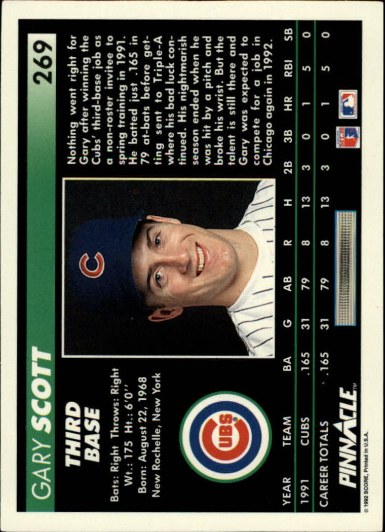 thumbnail 39  - 1992 Pinnacle Baseball Card Pick 251-500