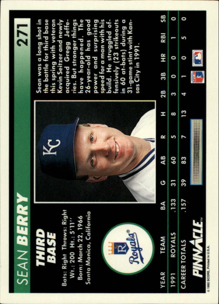 thumbnail 43  - 1992 Pinnacle Baseball Card Pick 251-500