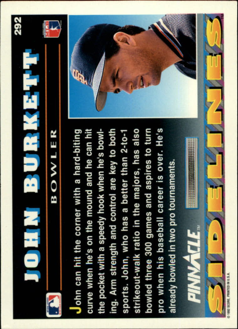 thumbnail 85  - A5747- 1992 Pinnacle Baseball #s 251-500 +Rookies -You Pick- 10+ FREE US SHIP