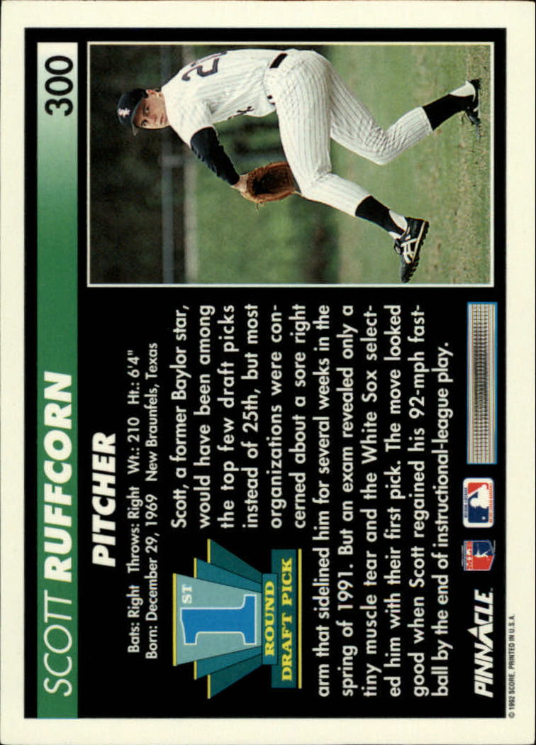 thumbnail 99  - 1992 Pinnacle Baseball Card Pick 251-500