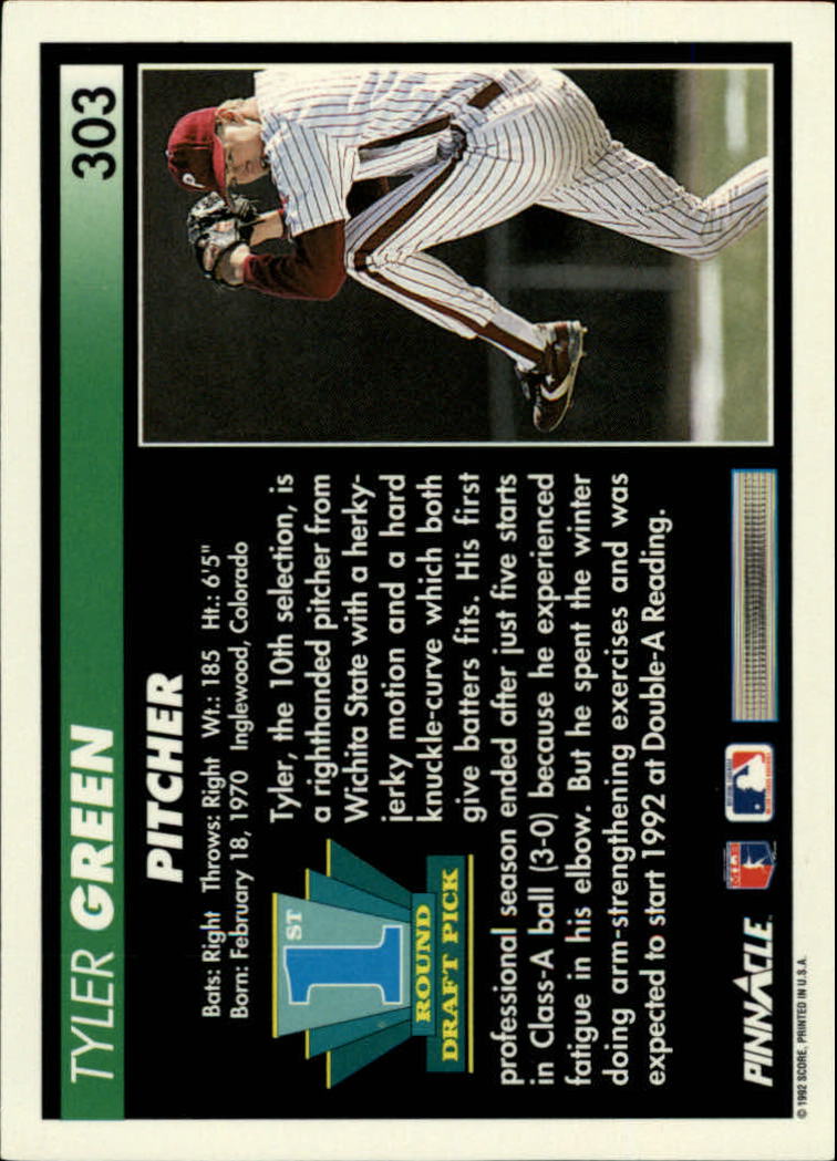 thumbnail 105  - 1992 Pinnacle Baseball Card Pick 251-500
