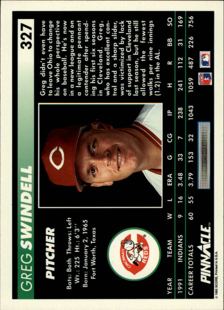 thumbnail 153  - 1992 Pinnacle Baseball Card Pick 251-500
