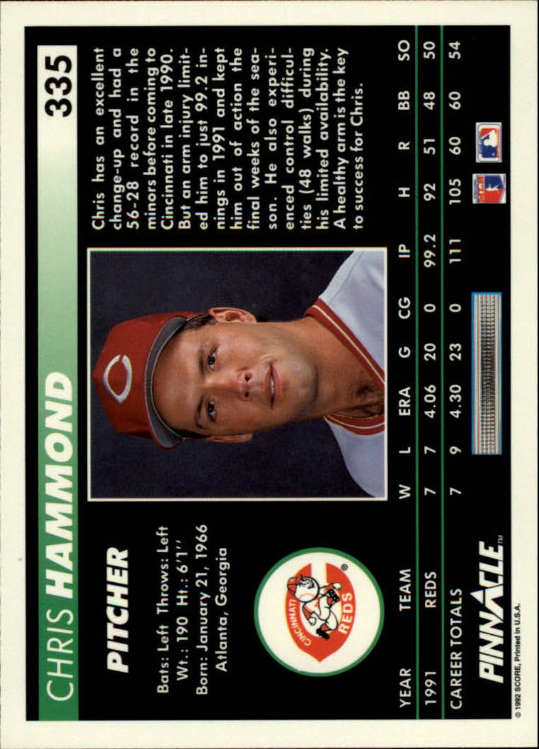 thumbnail 169  - A5747- 1992 Pinnacle Baseball #s 251-500 +Rookies -You Pick- 10+ FREE US SHIP