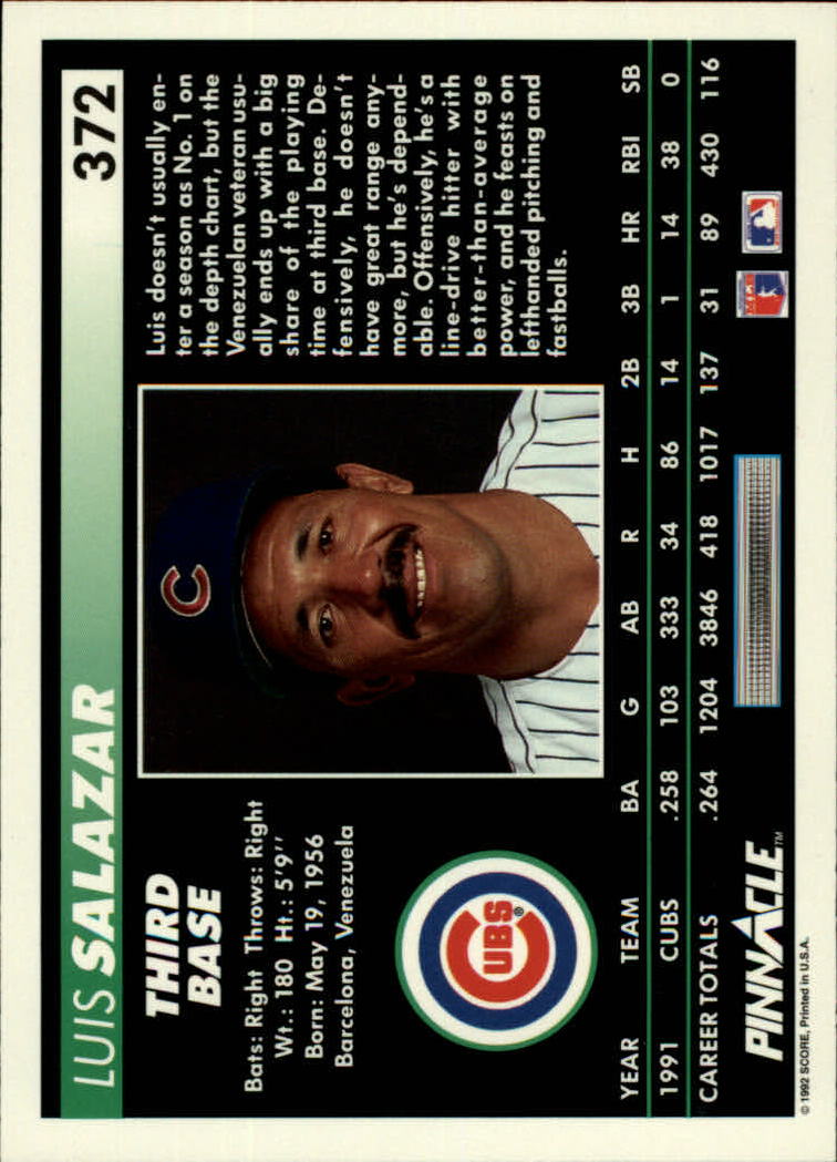 thumbnail 243  - 1992 Pinnacle Baseball Card Pick 251-500