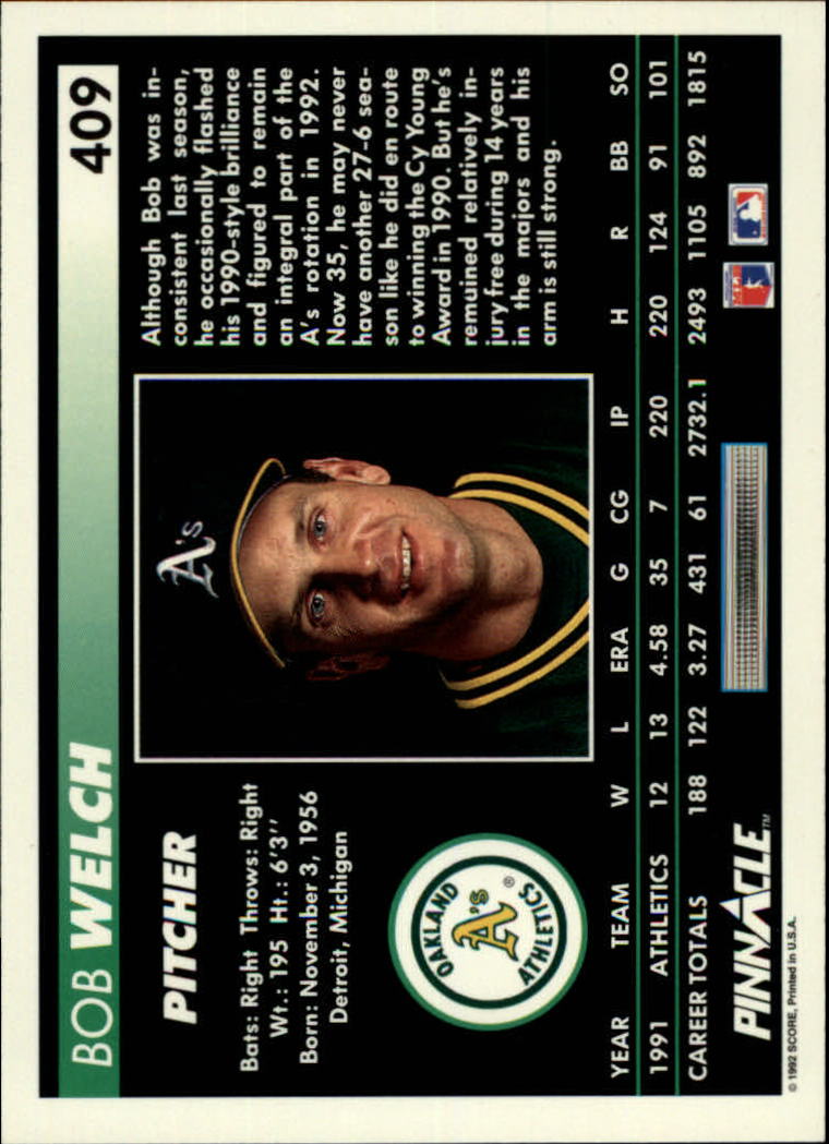 thumbnail 317  - 1992 Pinnacle Baseball Card Pick 251-500