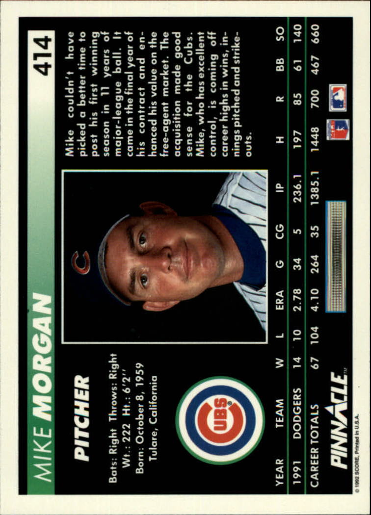 thumbnail 327  - 1992 Pinnacle Baseball Card Pick 251-500