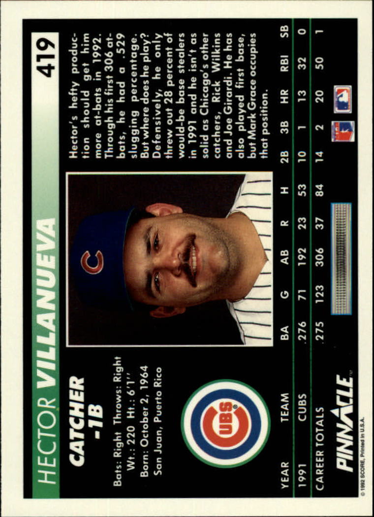 thumbnail 337  - 1992 Pinnacle Baseball Card Pick 251-500