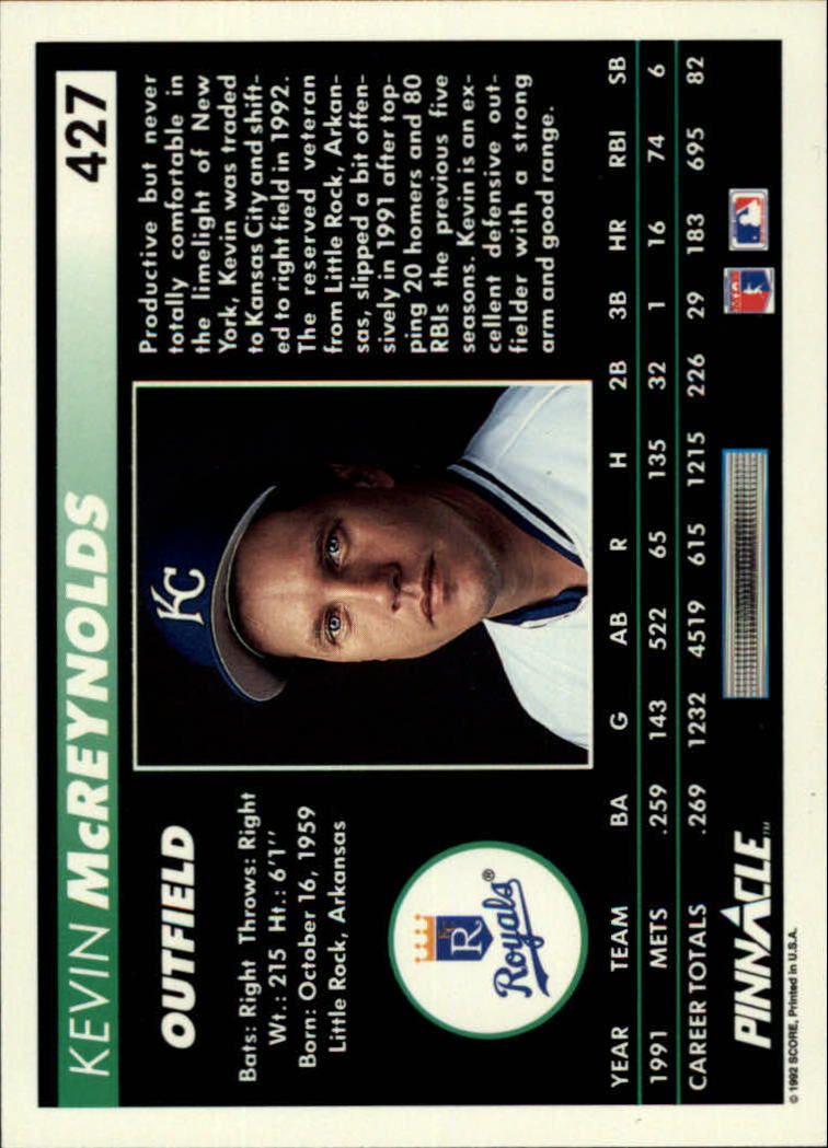thumbnail 347  - A5747- 1992 Pinnacle Baseball #s 251-500 +Rookies -You Pick- 10+ FREE US SHIP