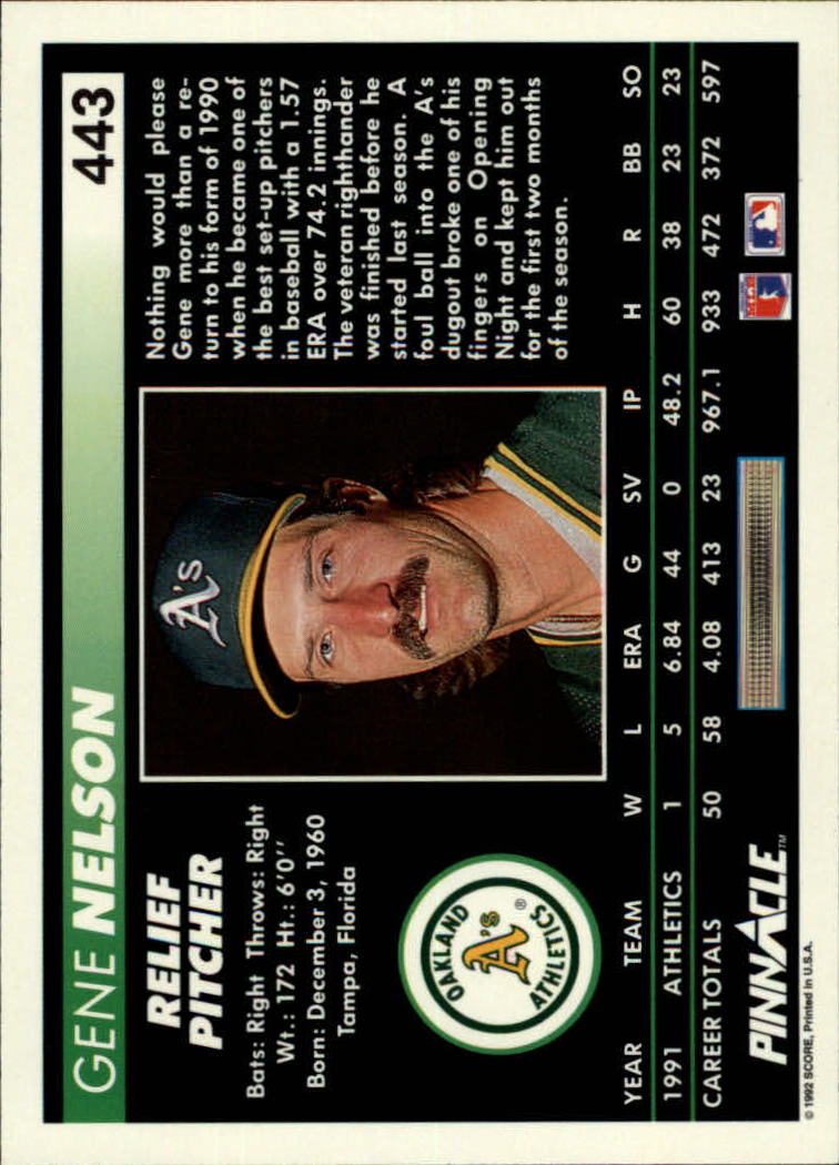 thumbnail 385  - 1992 Pinnacle Baseball Card Pick 251-500