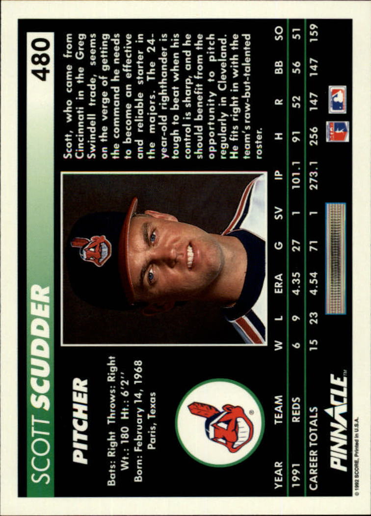 thumbnail 459  - 1992 Pinnacle Baseball Card Pick 251-500