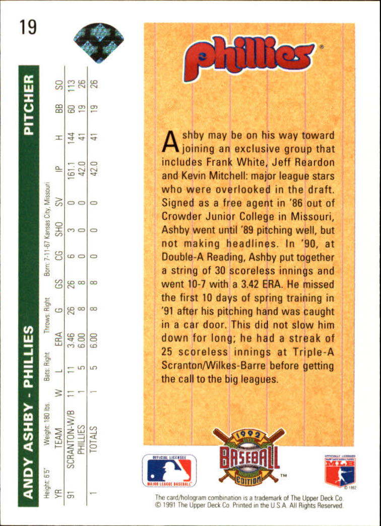 1992 Upper Deck Baseball Card Pick 1-250 - Picture 39 of 499