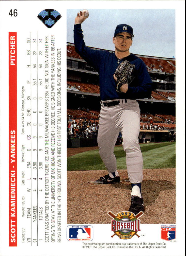 1992 Upper Deck Baseball Card Pick 1-250 - Picture 93 of 499