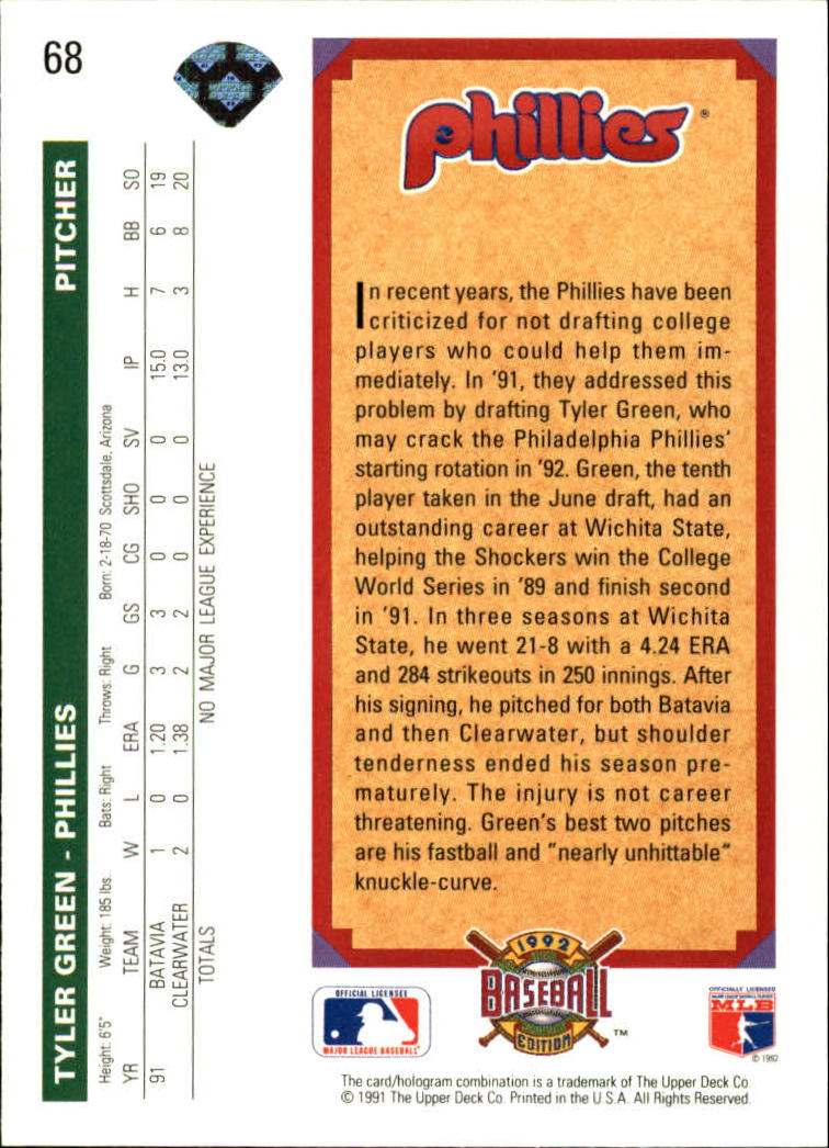 1992 Upper Deck Baseball Card Pick 1-250 - Picture 137 of 499