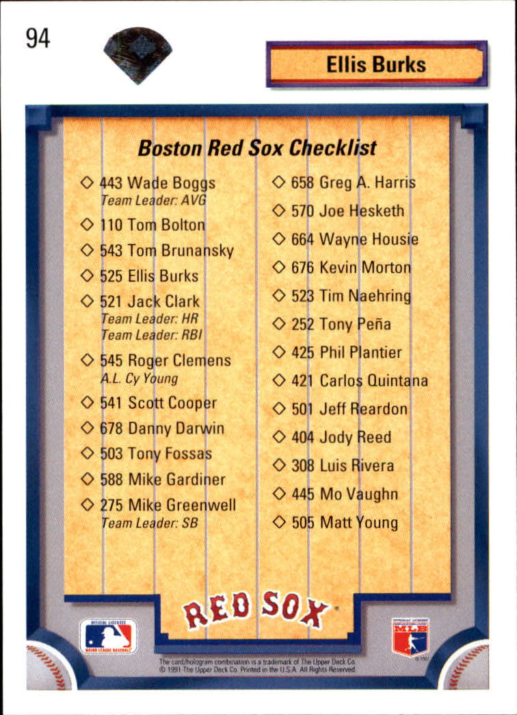 1992 Upper Deck Baseball Card Pick 1-250 - Picture 189 of 499