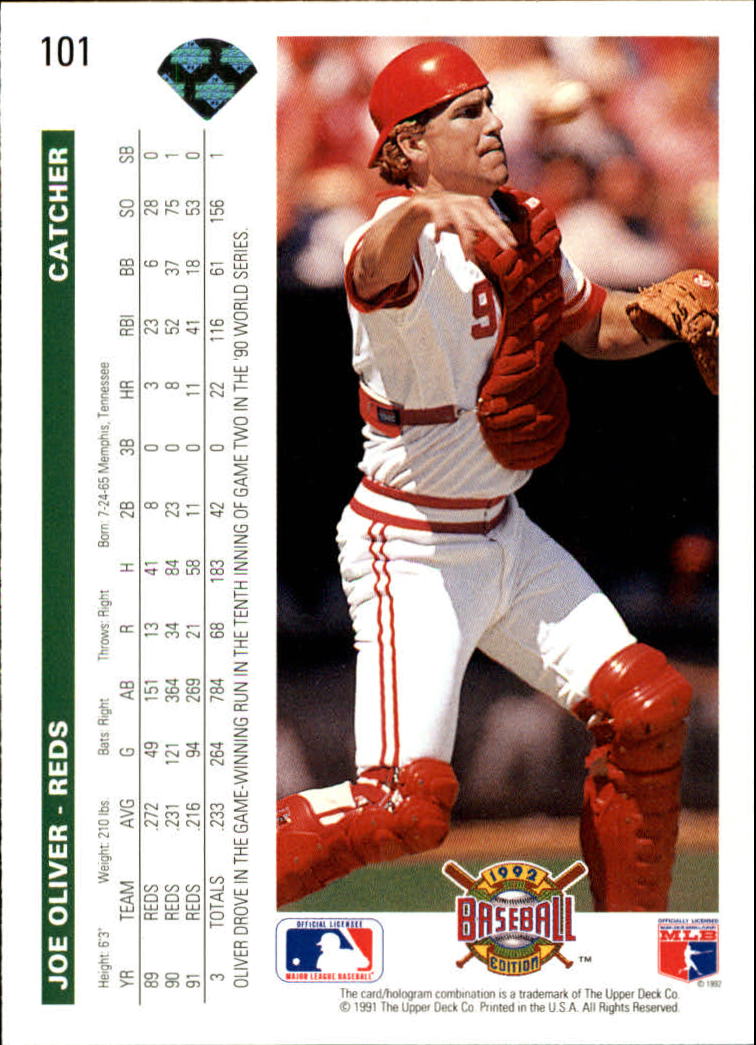 1992 Upper Deck Baseball Card Pick 1-250 - Picture 203 of 499