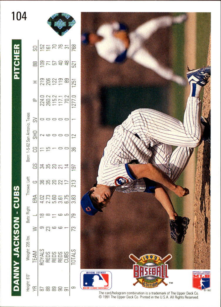 1992 Upper Deck Baseball Card Pick 1-250 - Picture 209 of 499