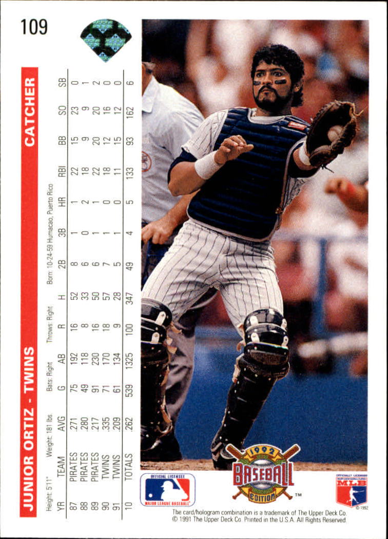 1992 Upper Deck Baseball Card Pick 1-250 - Picture 219 of 499