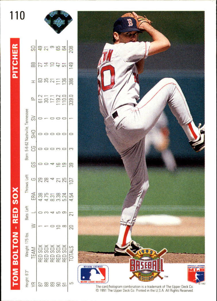 1992 Upper Deck Baseball Card Pick 1-250 - Picture 221 of 499